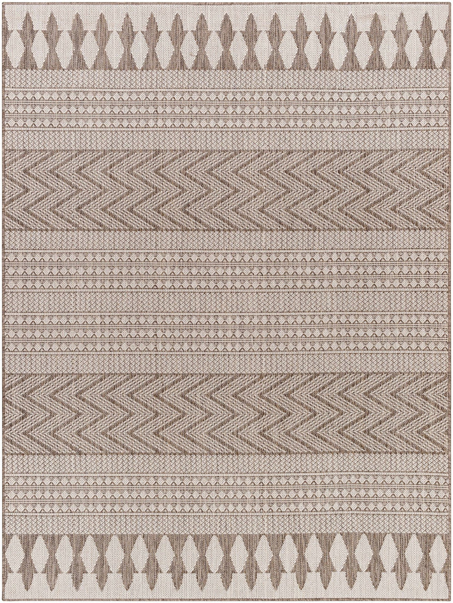 Asif Bohemian Beige And Brown Rug - The Rug Decor