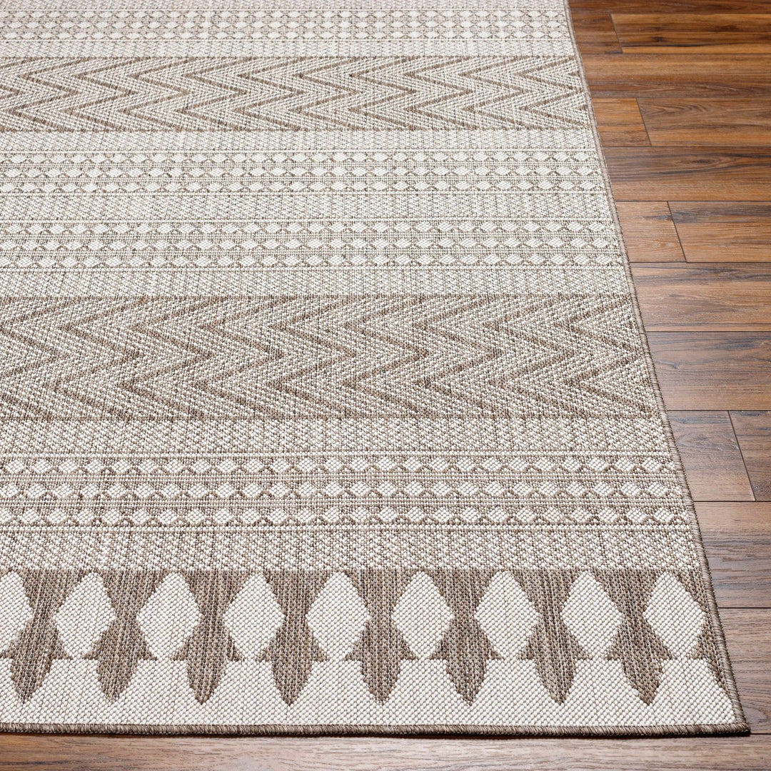 Asif Bohemian Beige And Brown Rug - The Rug Decor
