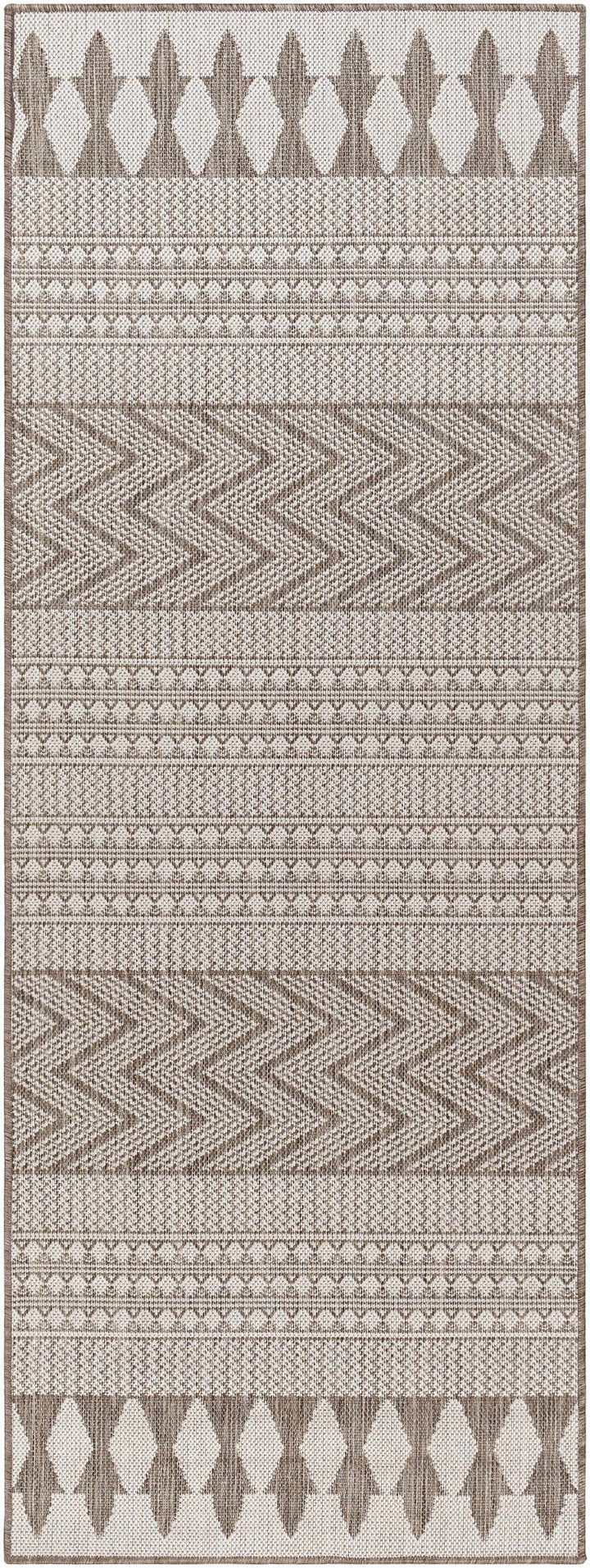 Asif Bohemian Beige And Brown Rug - The Rug Decor