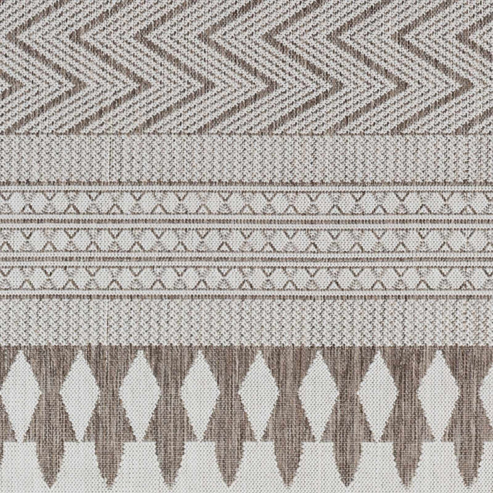 Asif Bohemian Beige And Brown Rug - The Rug Decor