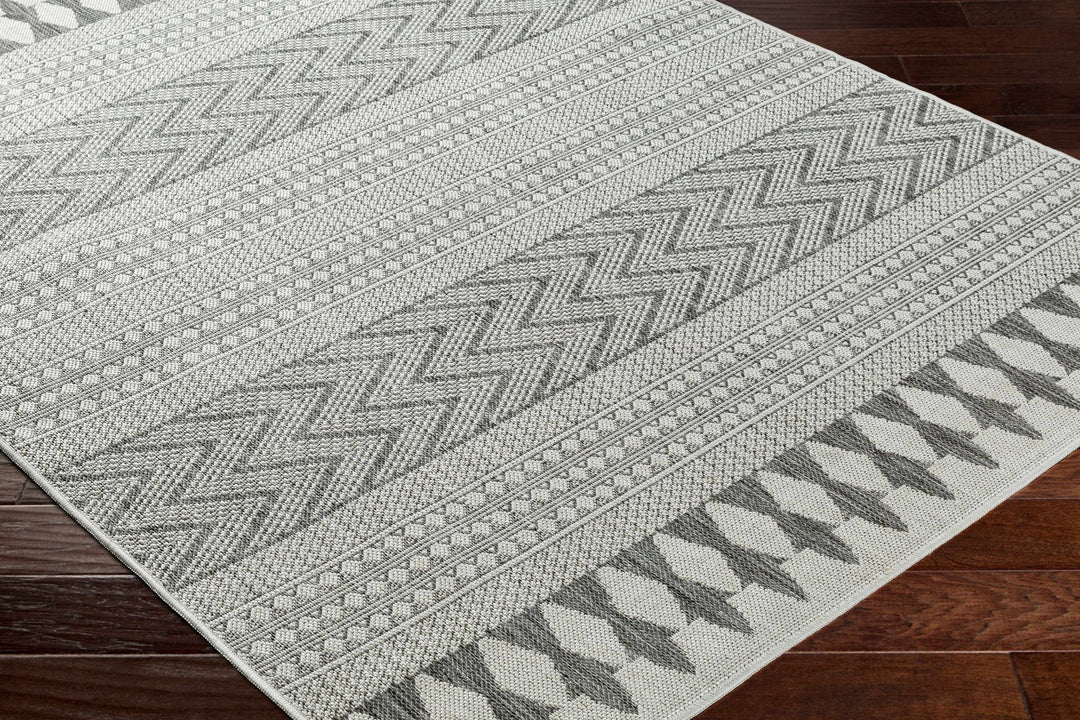Asif Contemporary Gray And Charcoal Area Rug - The Rug Decor