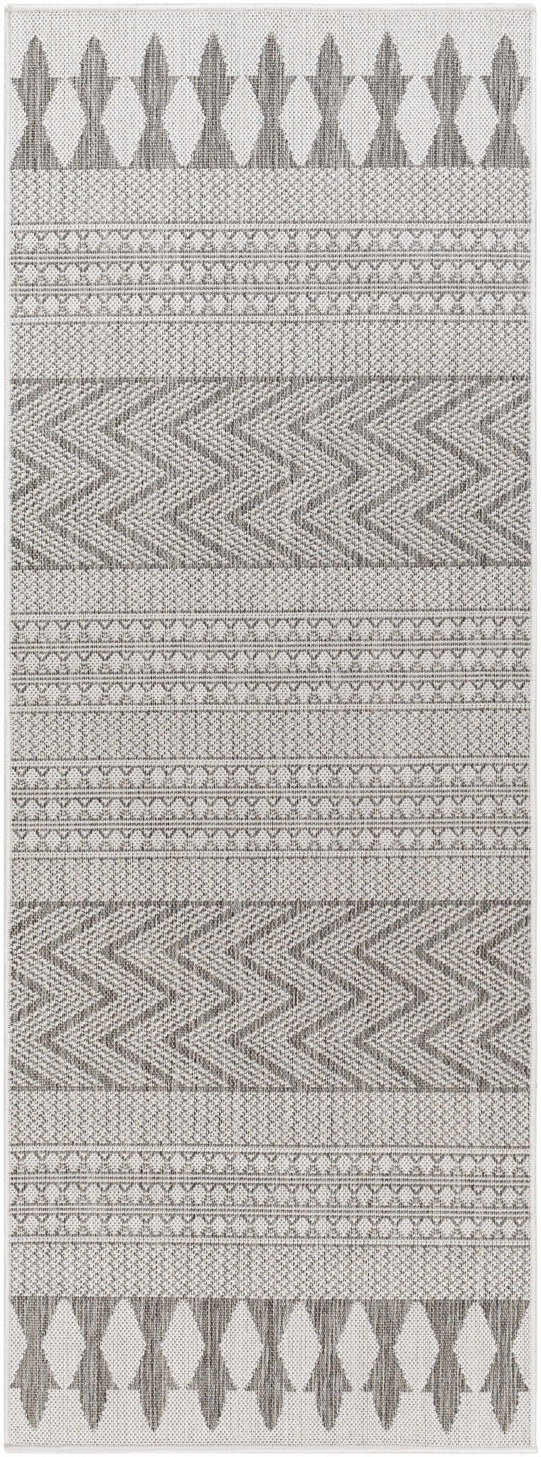 Asif Contemporary Gray And Charcoal Area Rug - The Rug Decor