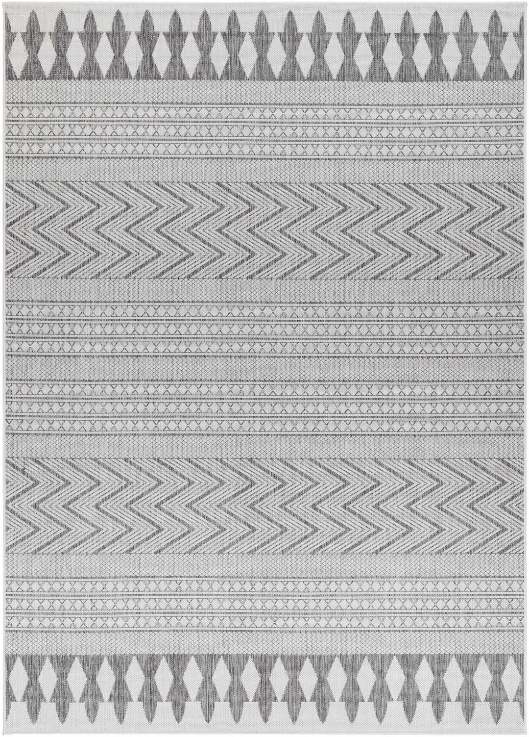 Asif Contemporary Gray And Charcoal Area Rug - The Rug Decor