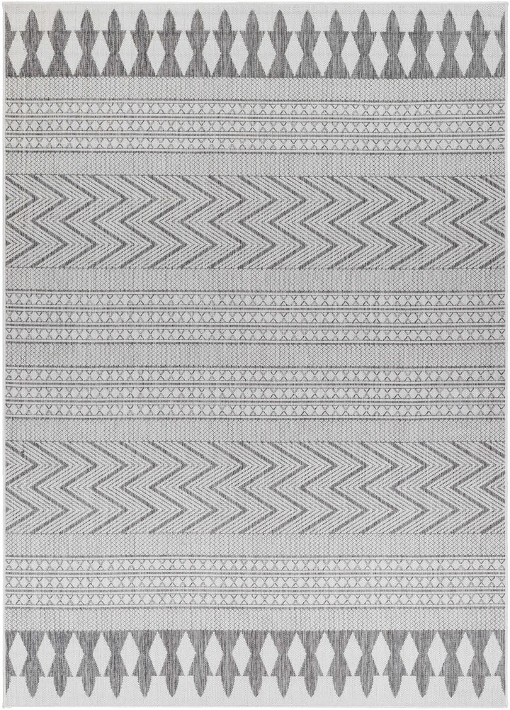 Asif Contemporary Gray And Charcoal Area Rug - The Rug Decor
