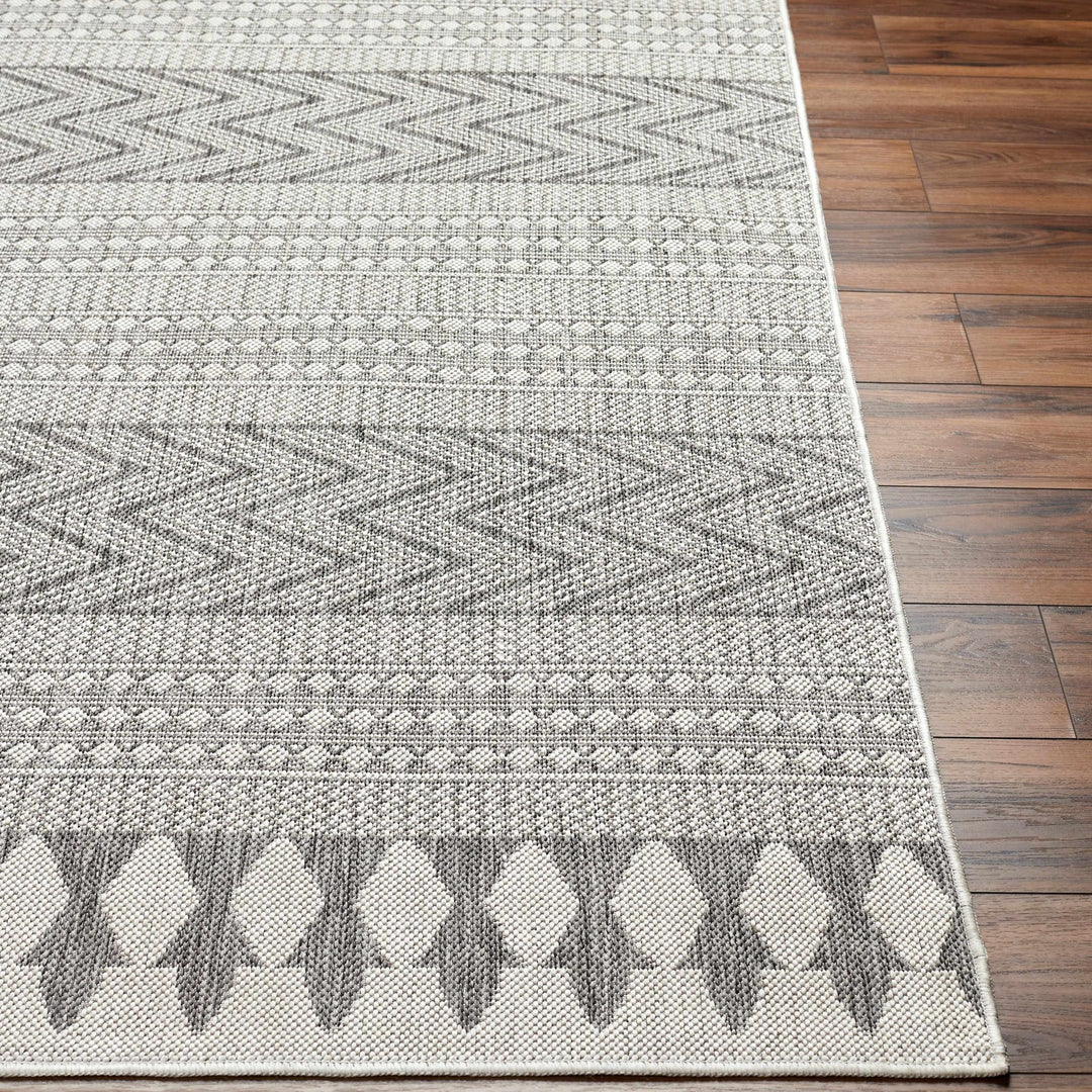 Asif Contemporary Gray And Charcoal Area Rug - The Rug Decor