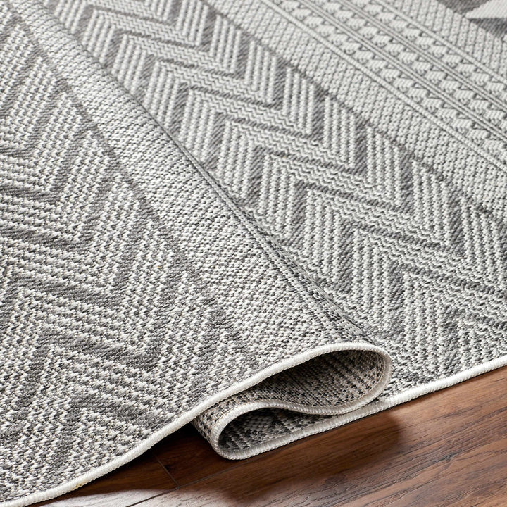 Asif Contemporary Gray And Charcoal Area Rug - The Rug Decor