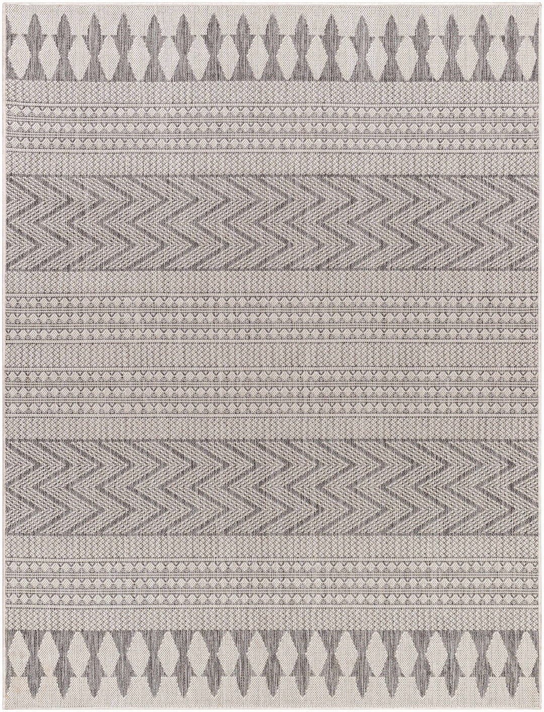 Asif Contemporary Gray And Charcoal Area Rug - The Rug Decor