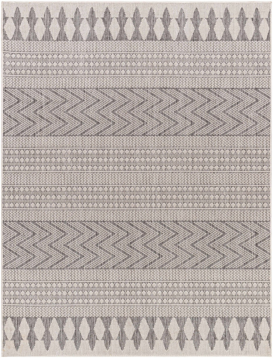 Asif Contemporary Gray And Charcoal Area Rug - The Rug Decor