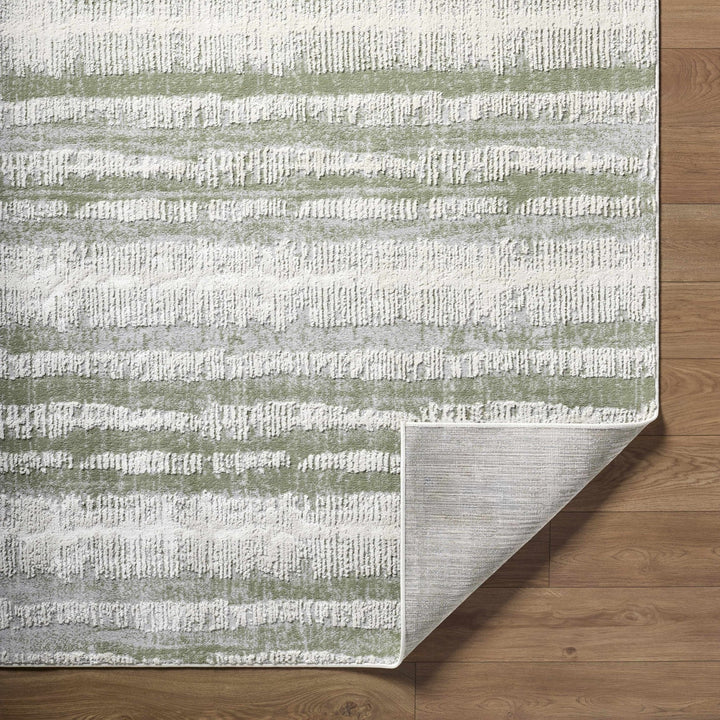 Asmara Contemporary Abstract Green And Beige Rug - The Rug Decor