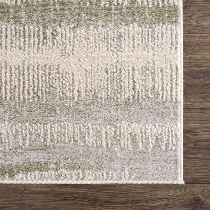 Asmara Contemporary Abstract Green And Beige Rug - The Rug Decor
