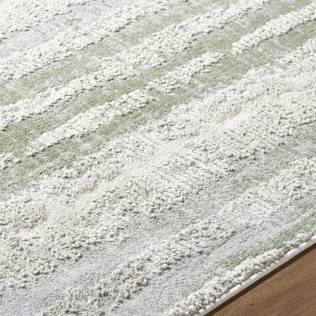 Asmara Contemporary Abstract Green And Beige Rug - The Rug Decor