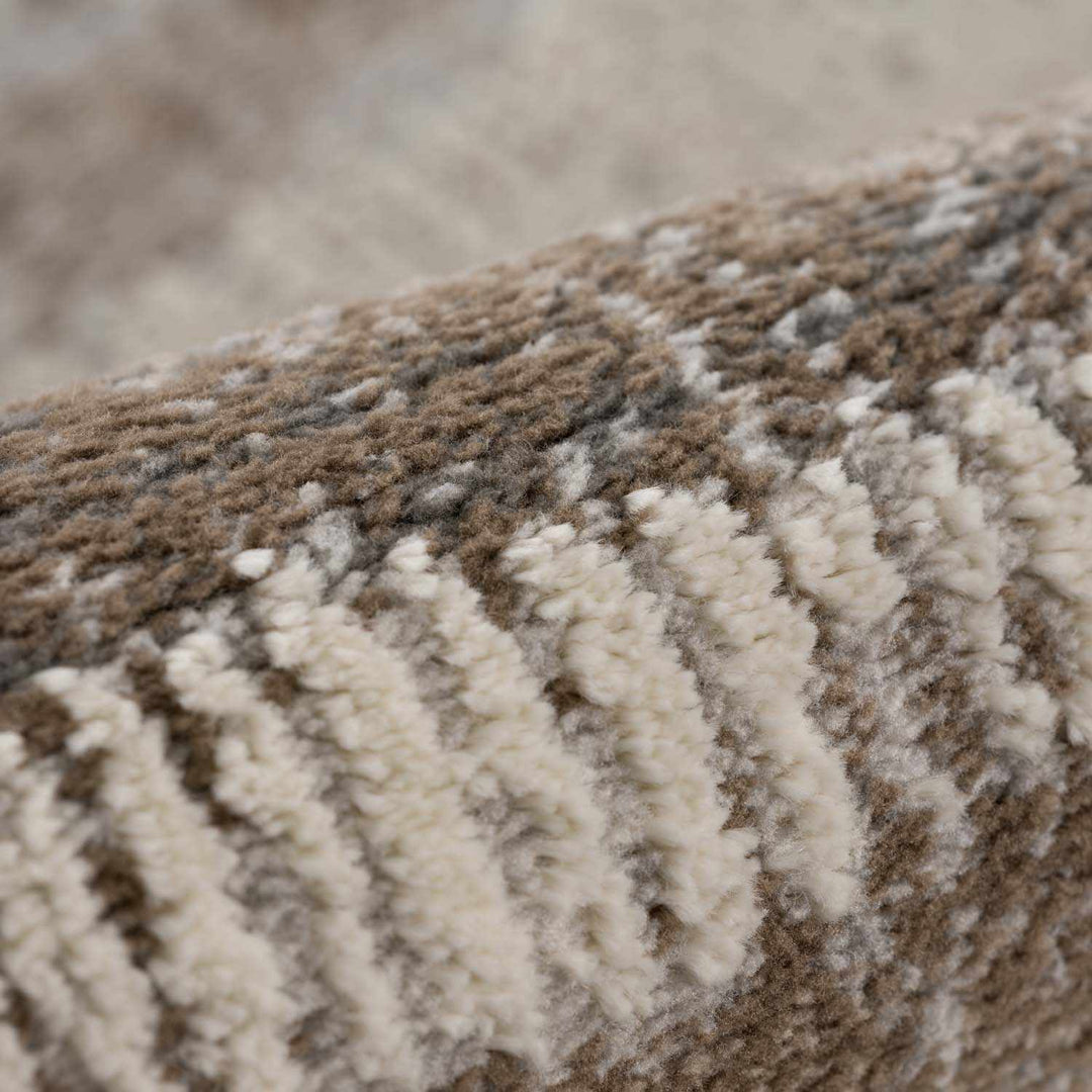 Asmara Contemporary Brown And Beige Area Rug - The Rug Decor