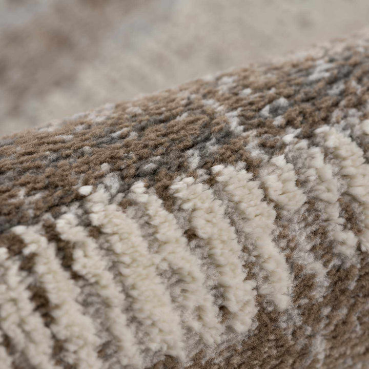 Asmara Contemporary Brown And Beige Area Rug - The Rug Decor