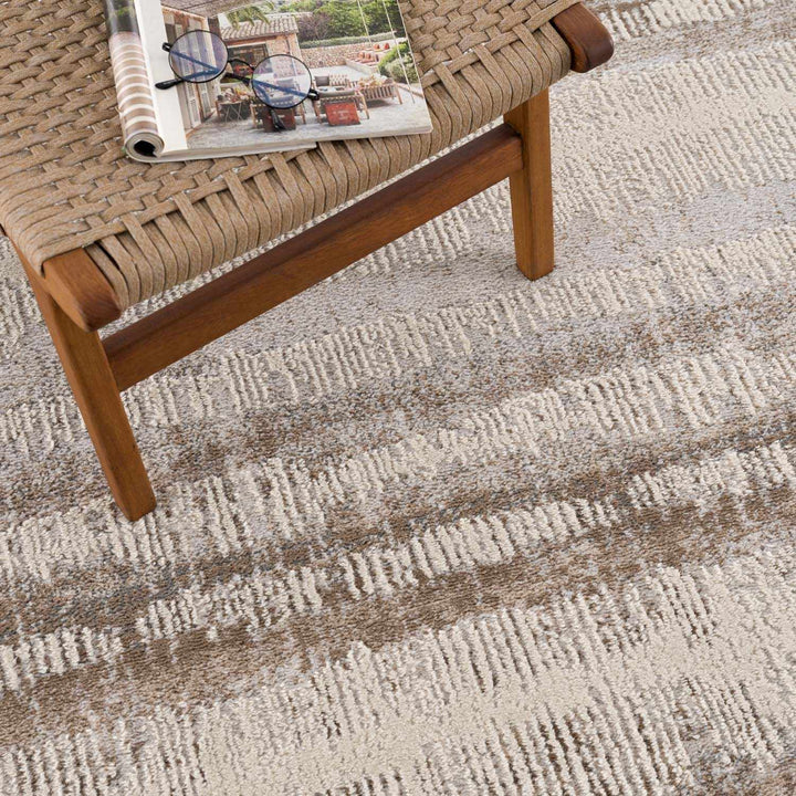Asmara Contemporary Brown And Beige Area Rug - The Rug Decor