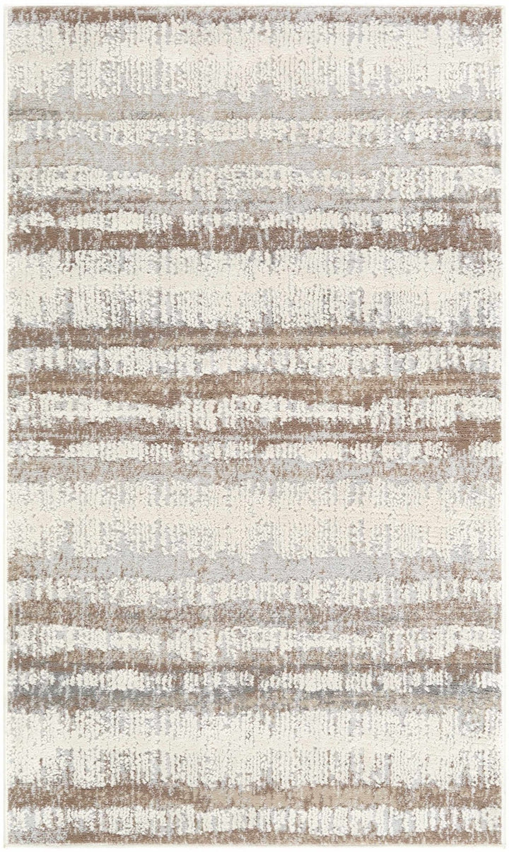 Asmara Contemporary Brown And Beige Area Rug - The Rug Decor