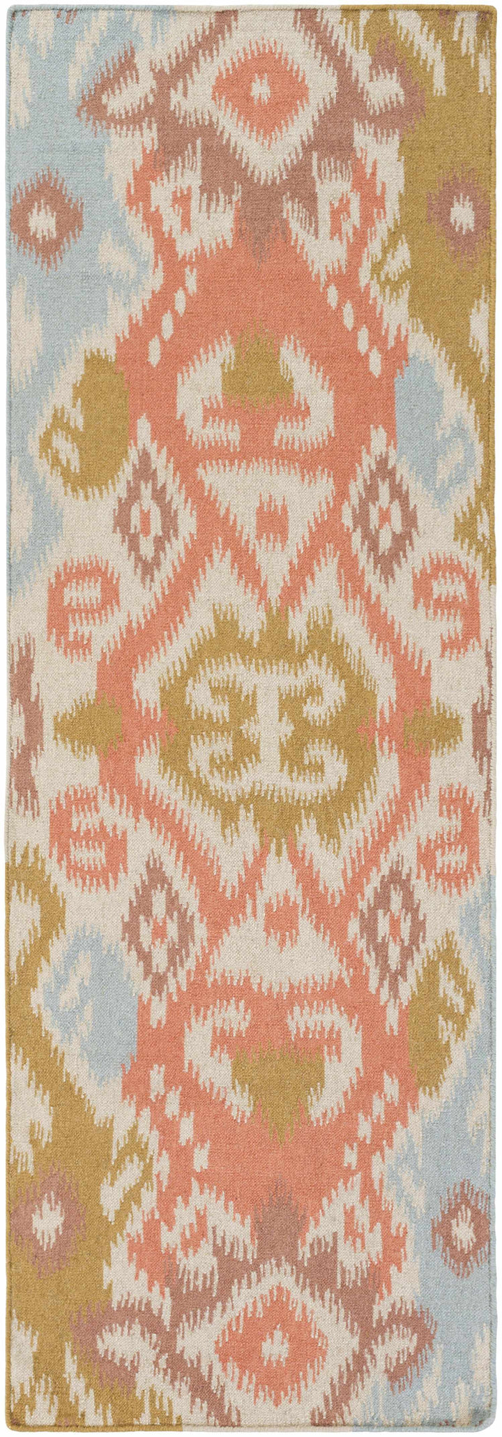 Aspinwall Modern Style Multicolor Hand Woven Wool Area Rug