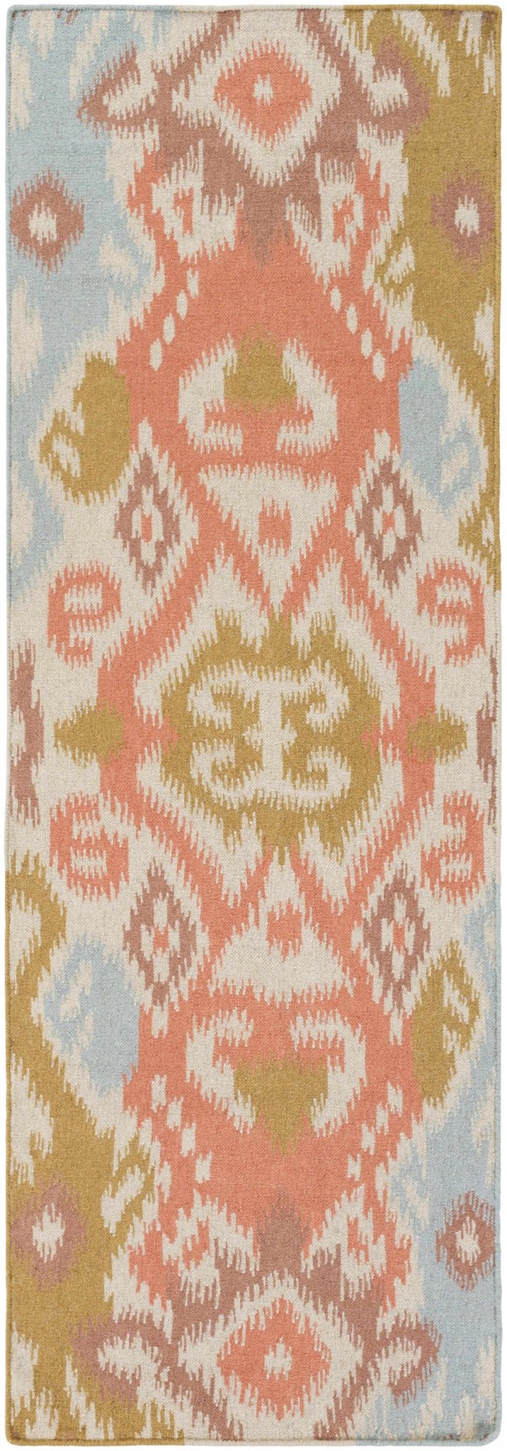 Aspinwall Modern Style Multicolor Hand Woven Wool Area Rug - The Rug Decor