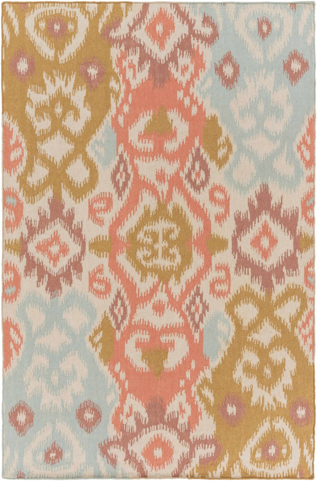 Aspinwall Modern Style Multicolor Hand Woven Wool Area Rug - The Rug Decor