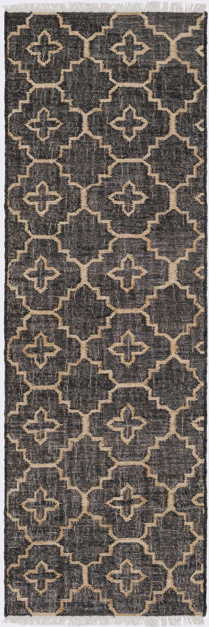 Astoria Black & Tan Contemporary Style Hand Woven Area Rug