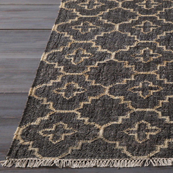 Astoria Black & Tan Contemporary Style Hand Woven Area Rug