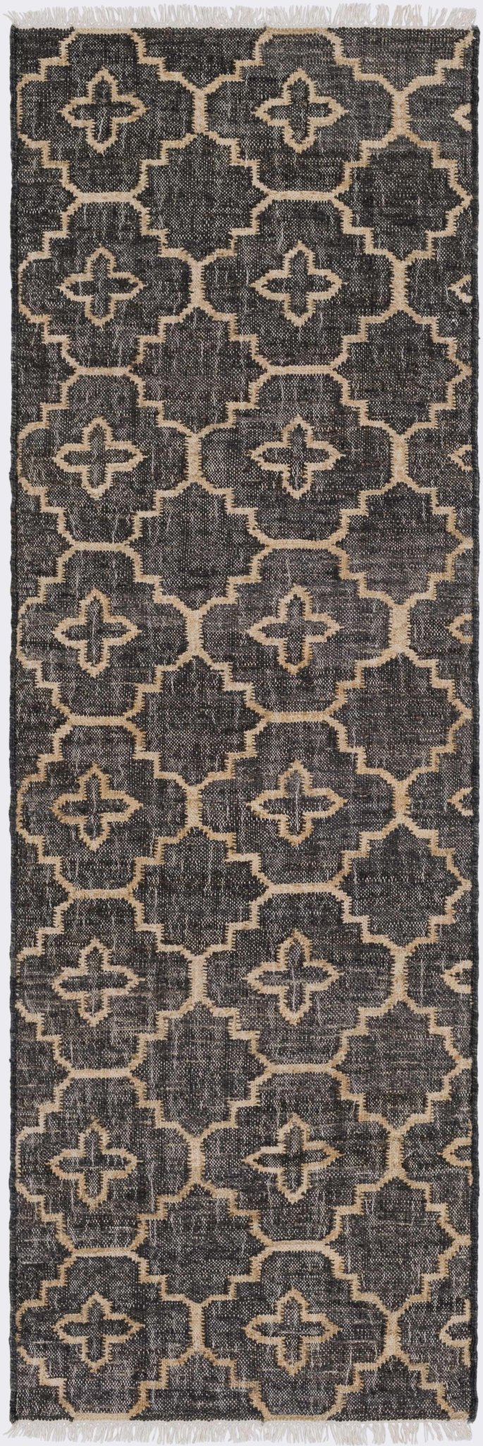 Astoria Black & Tan Contemporary Style Hand Woven Area Rug - The Rug Decor