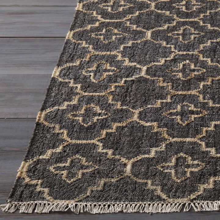 Astoria Black & Tan Contemporary Style Hand Woven Area Rug - The Rug Decor
