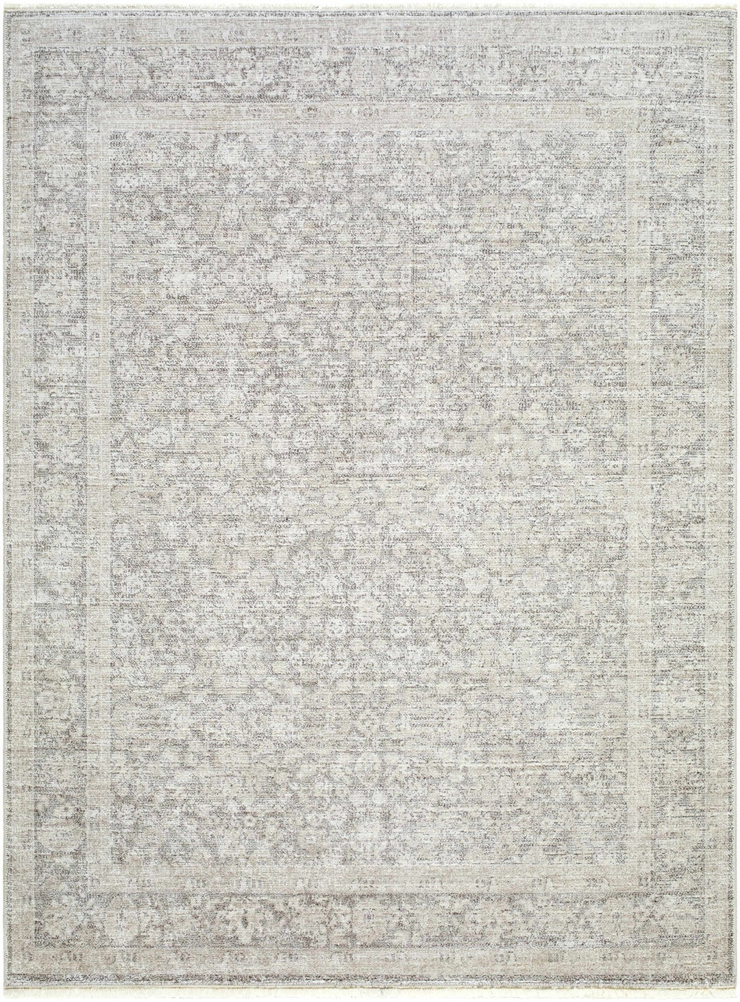 Astrea Gray And Beige Traditional Style Area Rug - The Rug Decor