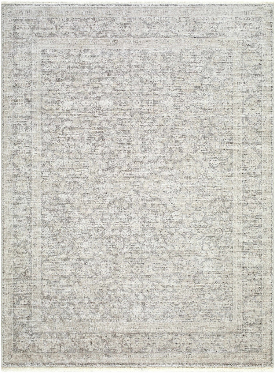 Astrea Gray And Beige Traditional Style Area Rug - The Rug Decor