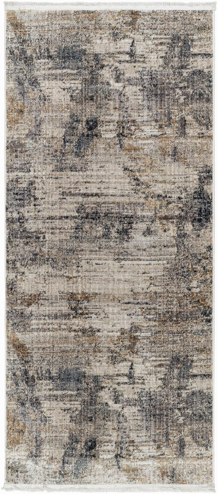 Asuna Modern Abstract Design Beige And Gray Area Rug - The Rug Decor