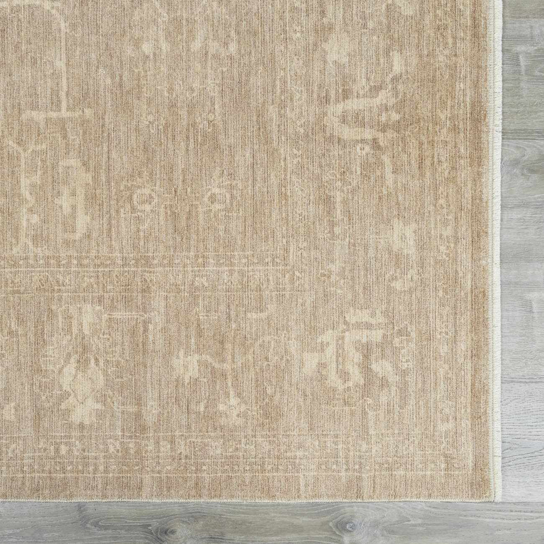 Atalya Traditional Oushak Design Brown Area Rug - The Rug Decor