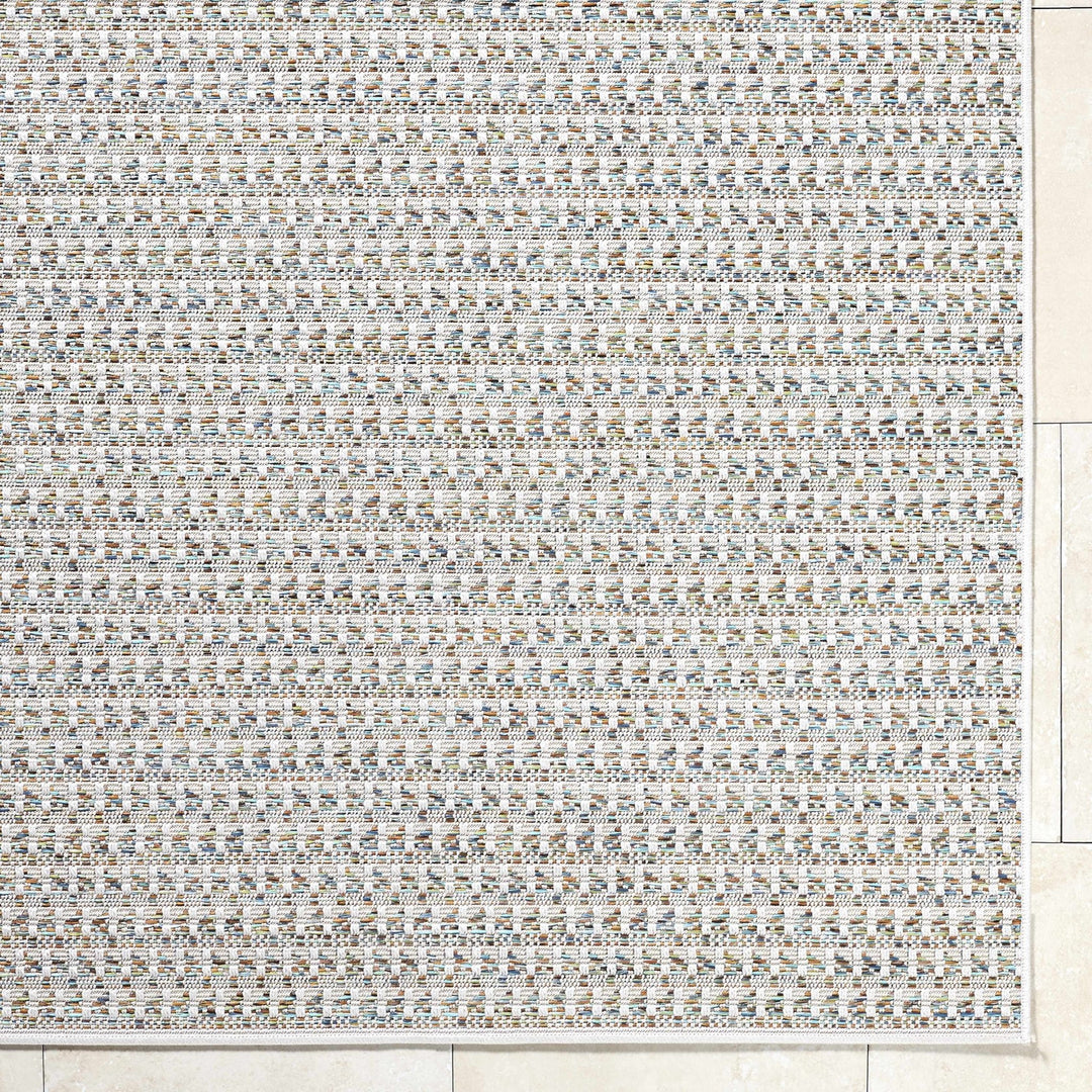 Ataret Modern Style Ivory Outdoor Area Rug - The Rug Decor