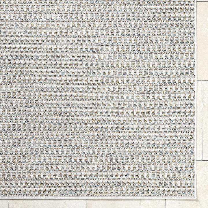 Ataret Modern Style Ivory Outdoor Area Rug - The Rug Decor