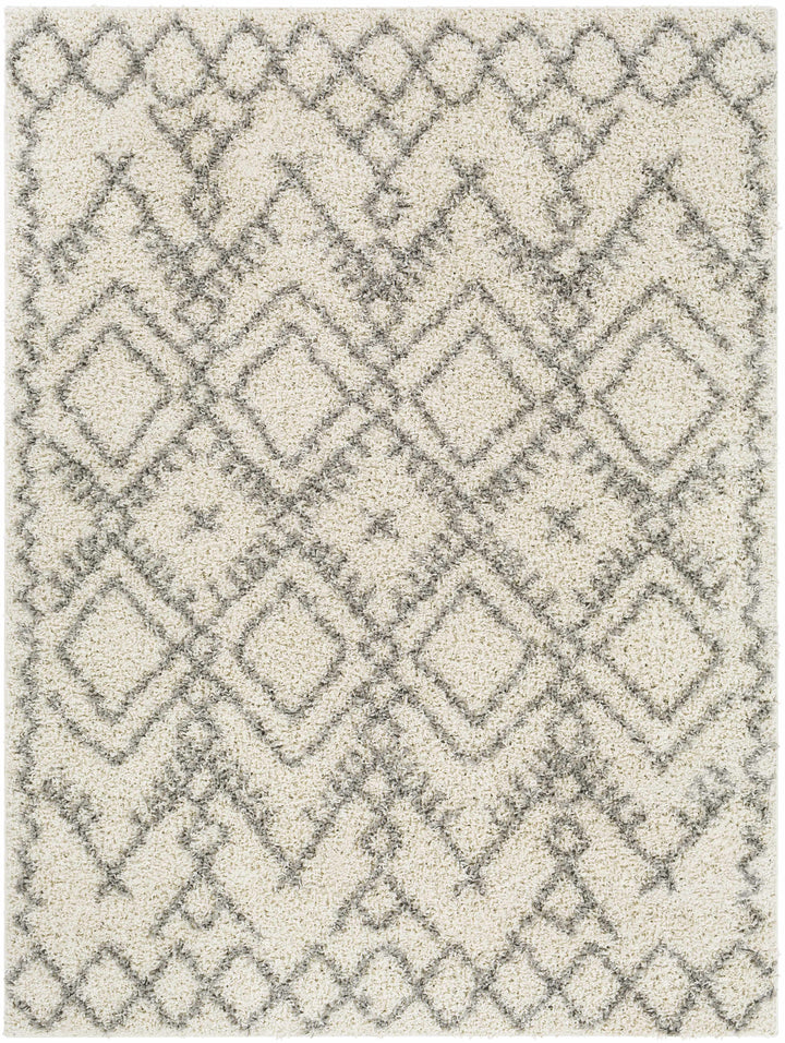 Atascadero Modern Geometrical Design Ivory And Gray Area Rug
