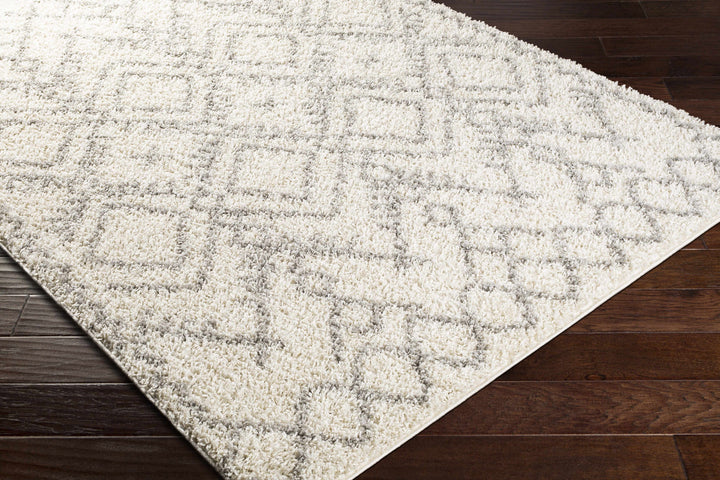 Atascadero Modern Geometrical Design Ivory And Gray Area Rug