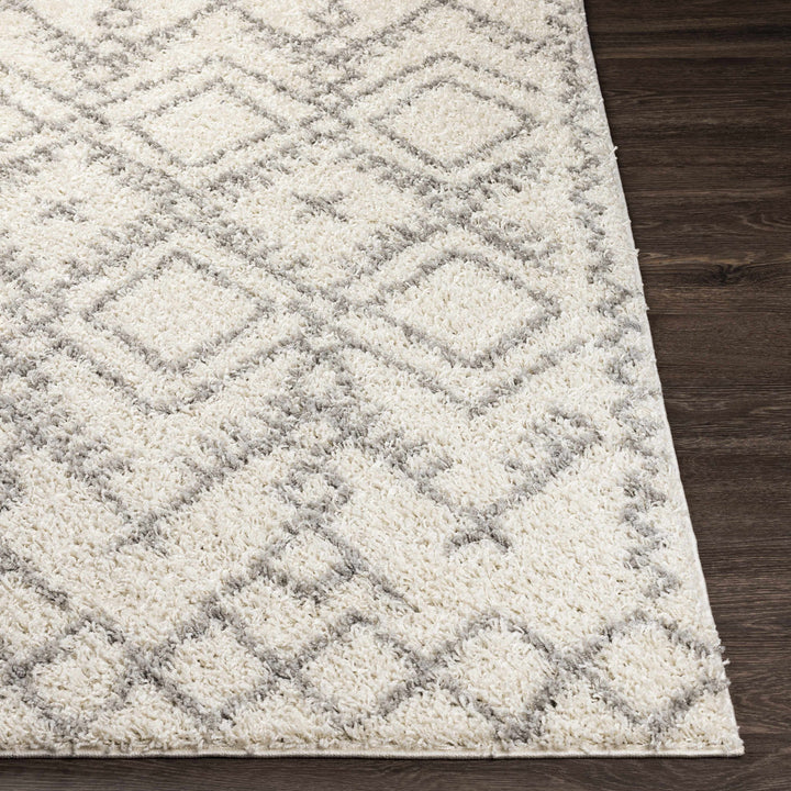 Atascadero Modern Geometrical Design Ivory And Gray Area Rug