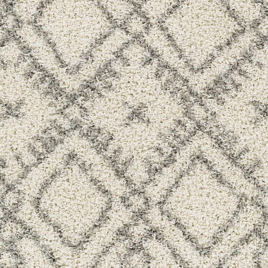 Atascadero Modern Geometrical Design Ivory And Gray Area Rug