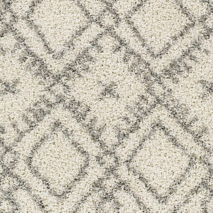 Atascadero Modern Geometrical Design Ivory And Gray Area Rug