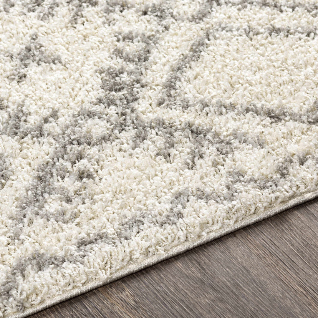 Atascadero Modern Geometrical Design Ivory And Gray Area Rug