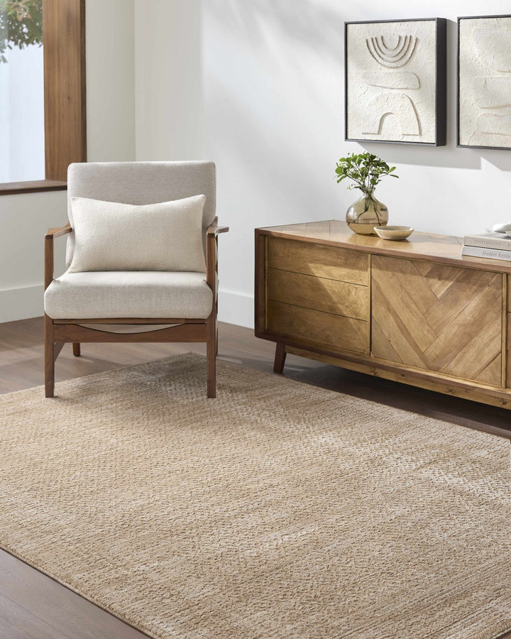 Atreus Modern Geometric Design Beige Area Rug - The Rug Decor