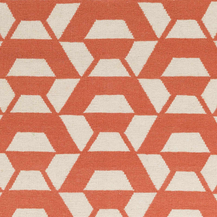 Atterbury Modern Style Rust And Beige Hand Woven Area Rug - The Rug Decor