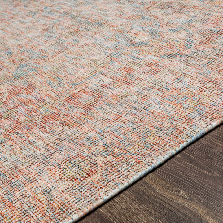 Atulayan Traditional Rust And Blue Hand Woven Rug