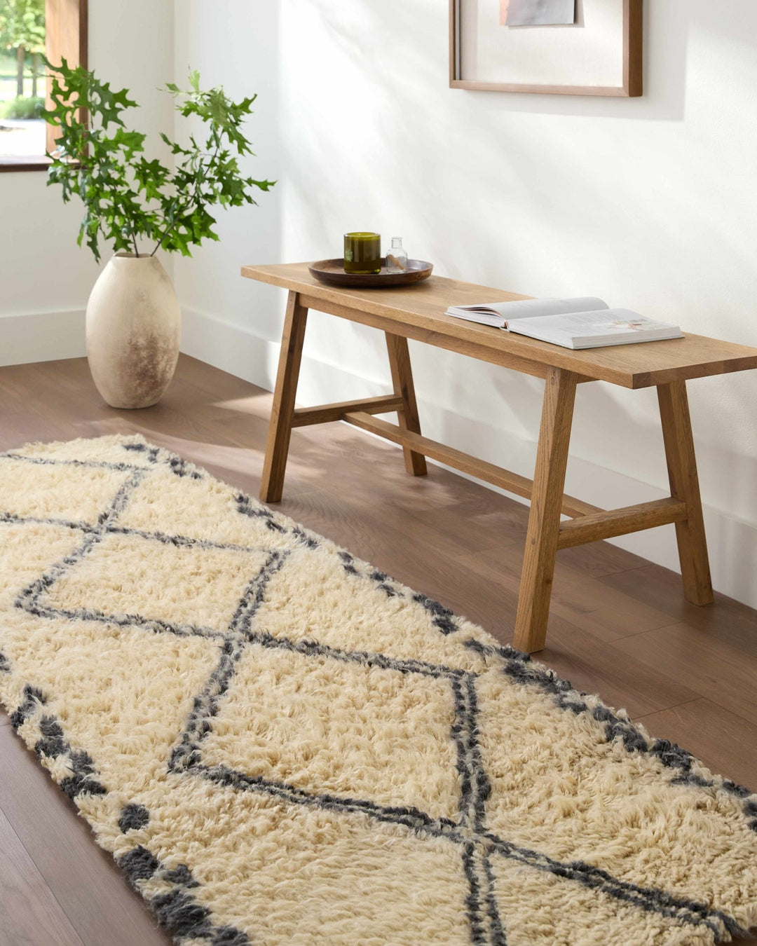 Audrey Contemporary Geometrical Beige And Black Rug - The Rug Decor