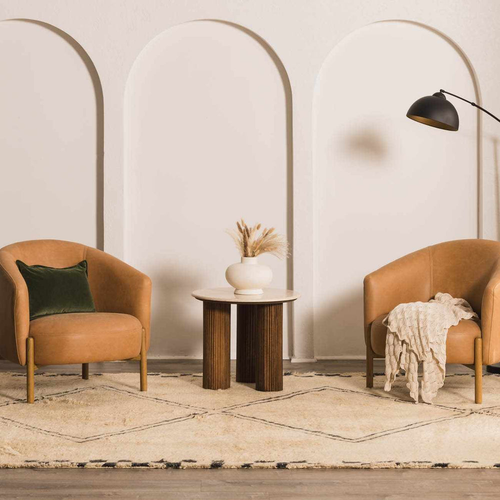 Audrey Contemporary Geometrical Beige And Black Rug - The Rug Decor