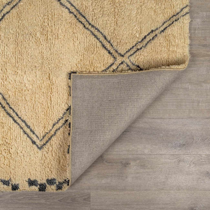 Audrey Contemporary Geometrical Beige And Black Rug - The Rug Decor