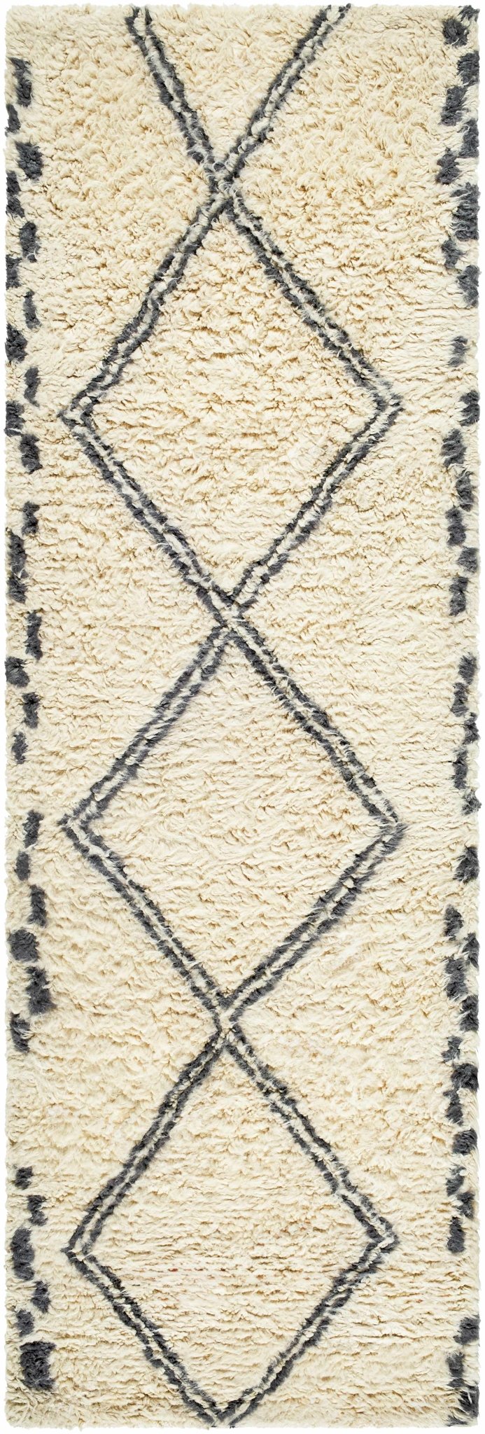Audrey Contemporary Geometrical Beige And Black Rug - The Rug Decor