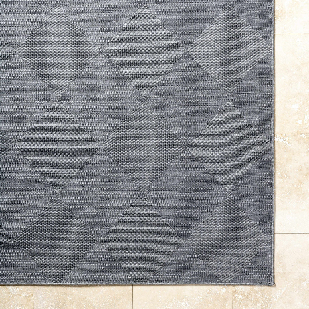 Aulani Modern Geometrical Charcoal And Gray Area Rug - The Rug Decor