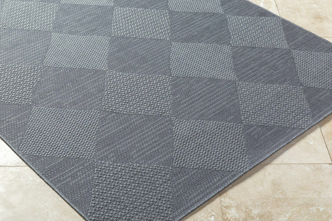 Aulani Modern Geometrical Charcoal And Gray Area Rug - The Rug Decor