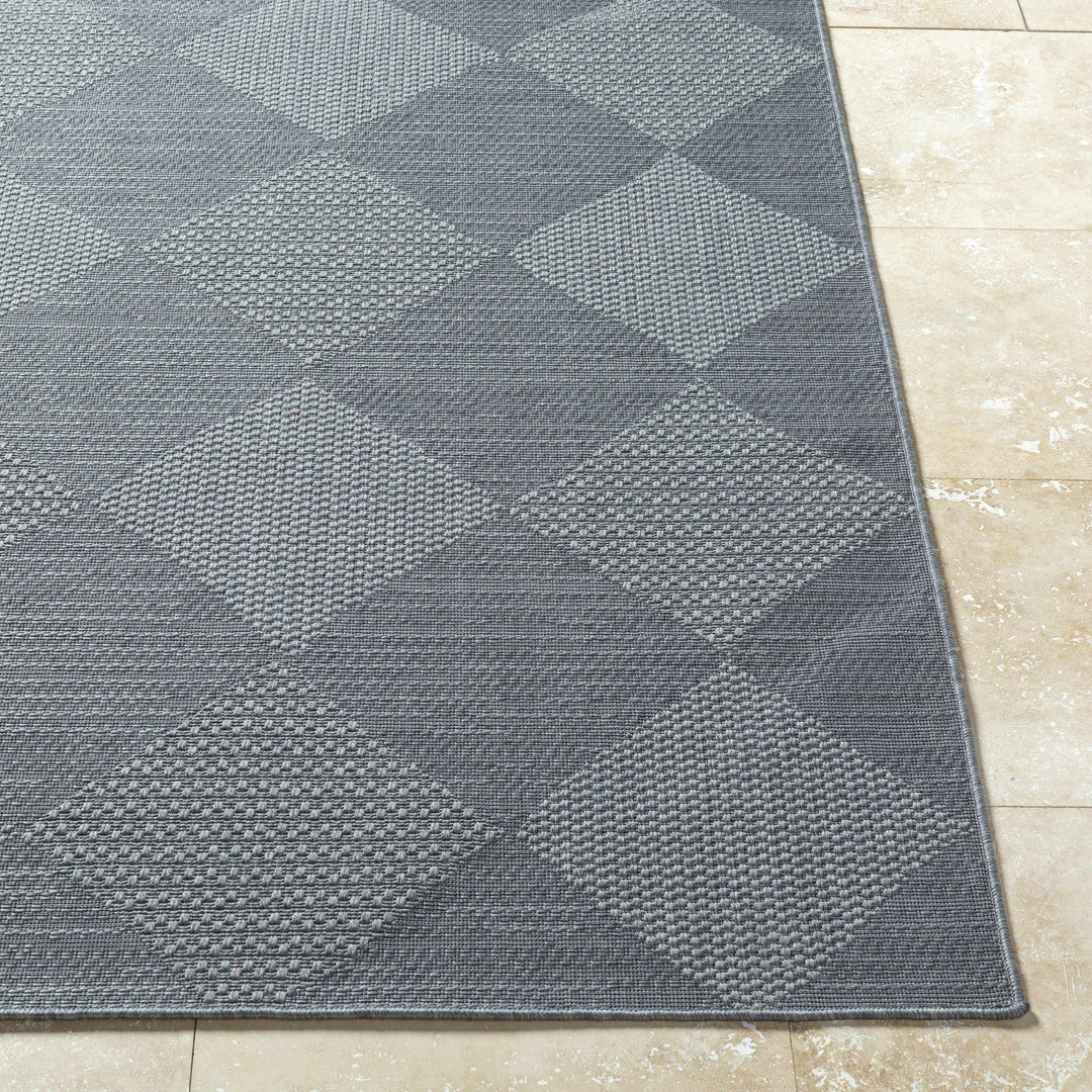 Aulani Modern Geometrical Charcoal And Gray Area Rug - The Rug Decor
