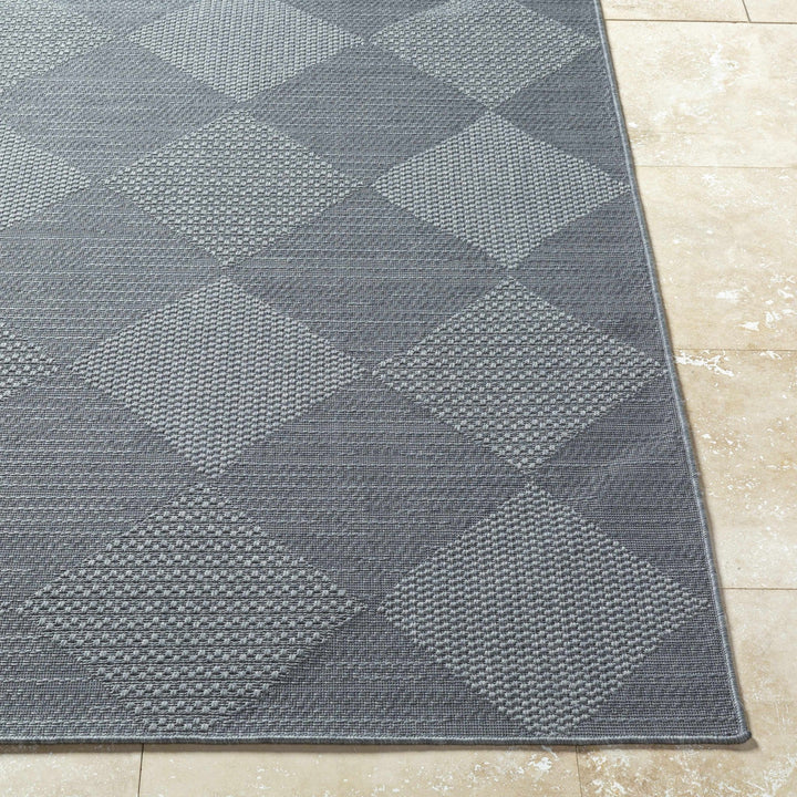 Aulani Modern Geometrical Charcoal And Gray Area Rug - The Rug Decor