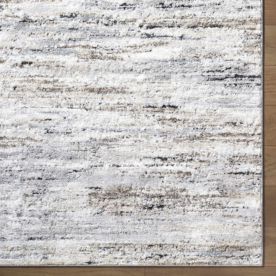 Aurera Contemporary Abstract Gray And Beige Area Rug - The Rug Decor